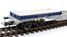 In der Spur H0-PF-20-BL-HB - H0 - Ladeplattform 20 mit Holzboden - blau